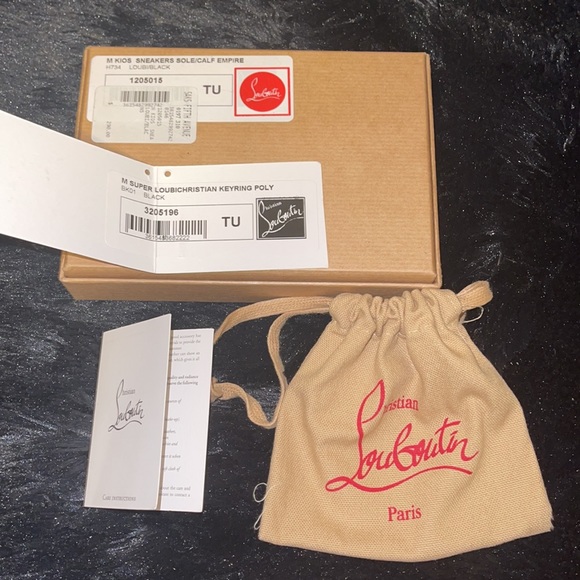 Christian Louboutin Loubi black charm keychain - Picture 10 of 10